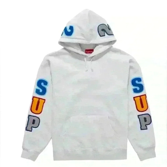 Supreme Team Chenille Hooded Sweatshirt - Picture 3 of 7